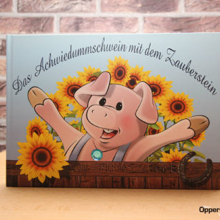 Bilderbuch "Das Achwiedummschwein mit dem Zauberstein"