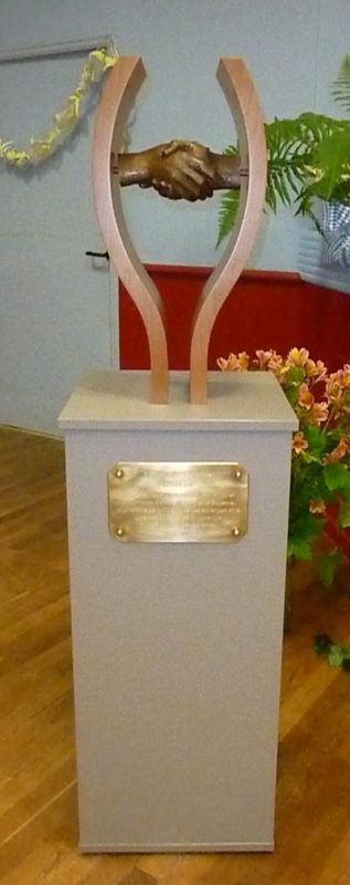 Bronzeskulptur Hände