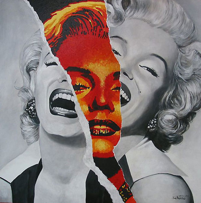Marilyn Monroe Doppelportrait