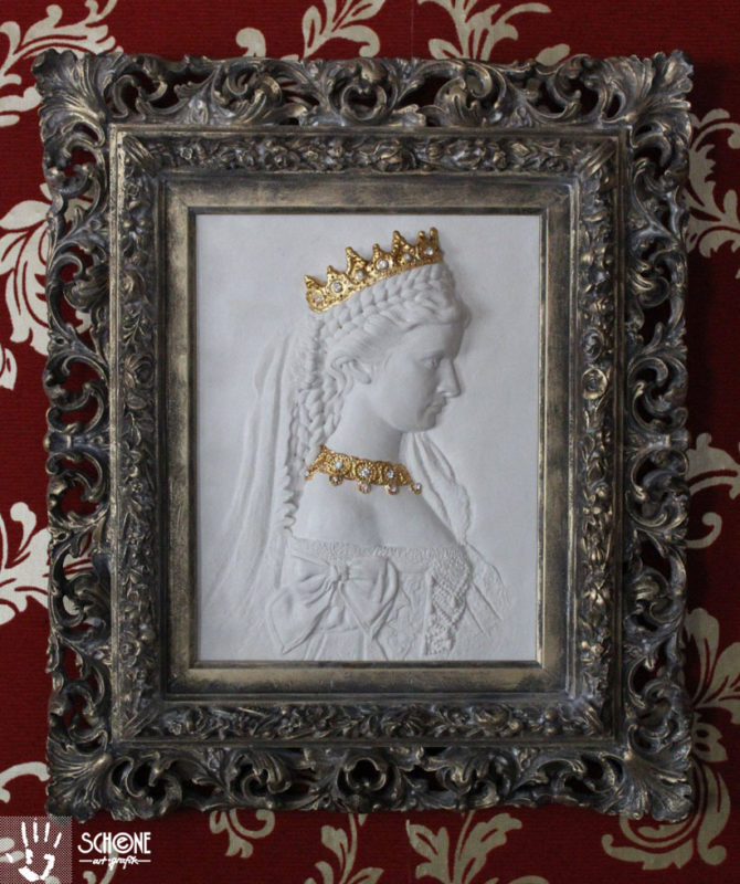 Relief Kaiserin Sisi, Kunstwerk, Skulptur