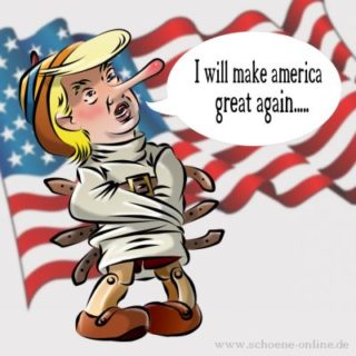 Karikatur: Karikatur Donald Trump