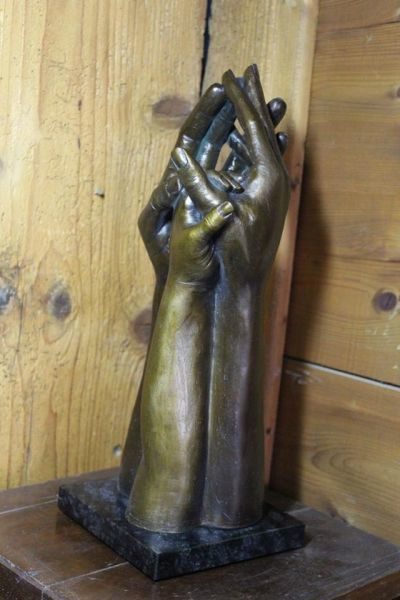 Skulptur Familienbande