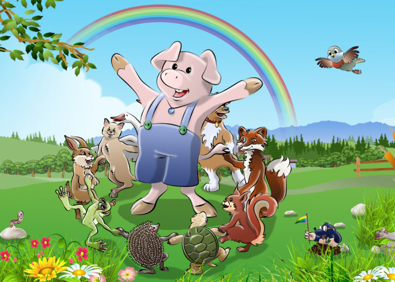 Das Schwein und der Regenbogen