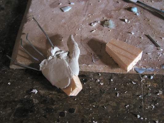 Wie eine Marionette entsteht