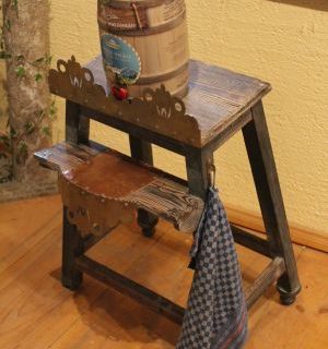 Bierbock aus einem Hocker