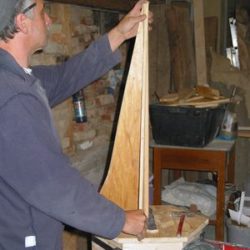 Eckfigur am Haus