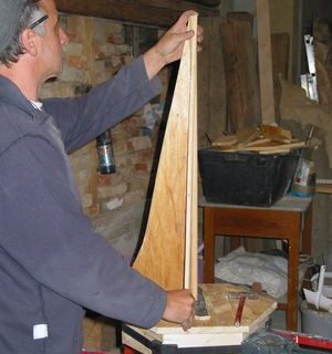 Eckfigur am Haus