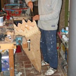 Eckfigur am Haus