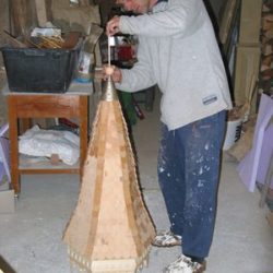 Eckfigur am Haus