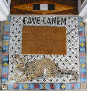 Ein Mosaik, Cave Canem