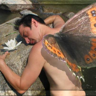 Fantasiebilder-digital: “Schmetterlings am Stein”