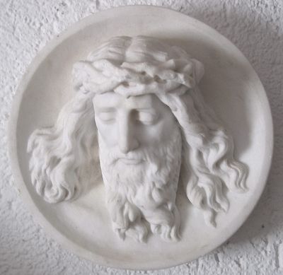 Jesus Portrait aus Marmor