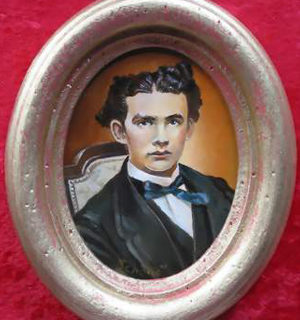 Miniaturen: Portrait „König Ludwig II“