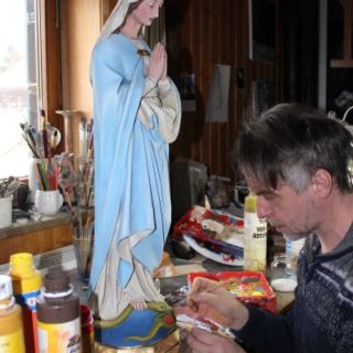 restaurierte Madonna
