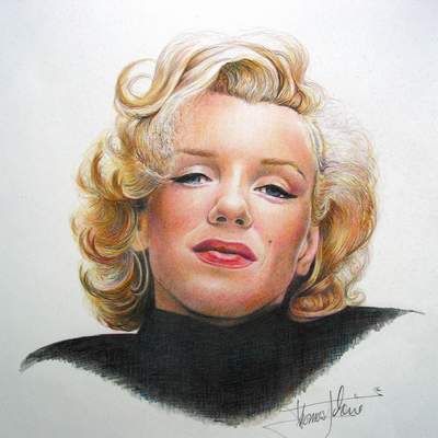 Marilyn Monroe Buntstift