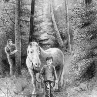 Pferd und sein Besitzer
