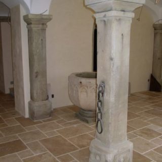 Sandsteinimitat, Schloss, Gotik