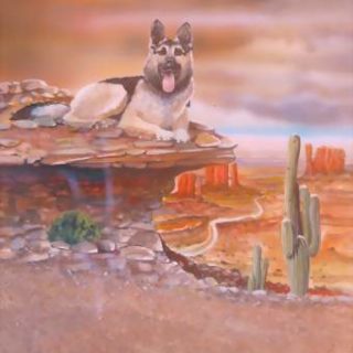 Schaeferhund airbrush