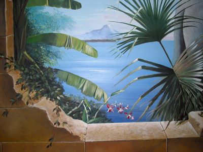 Thailand Thema als Wandbemalung