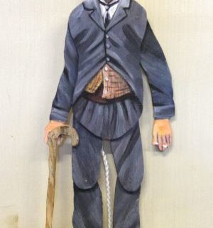 Hampelmann: Hampelmann Charlie Chaplin