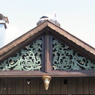 Giebelschnitzerei
