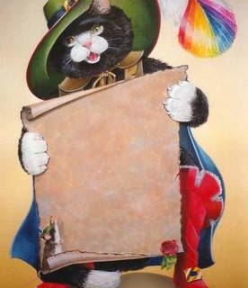 Gestiefelte Kater airbrusch