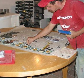 Mosaik Engel
