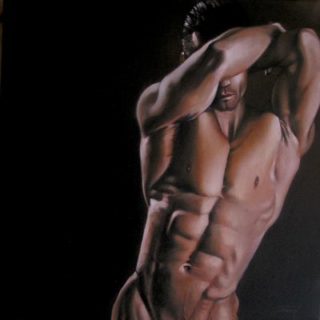 Akt: Männerakt „nude in light“