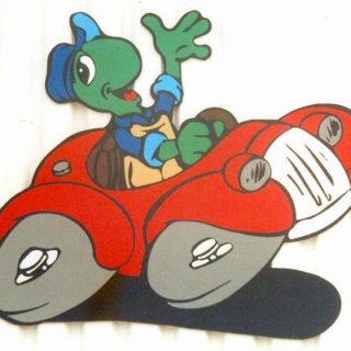 Schildkröte im Auto