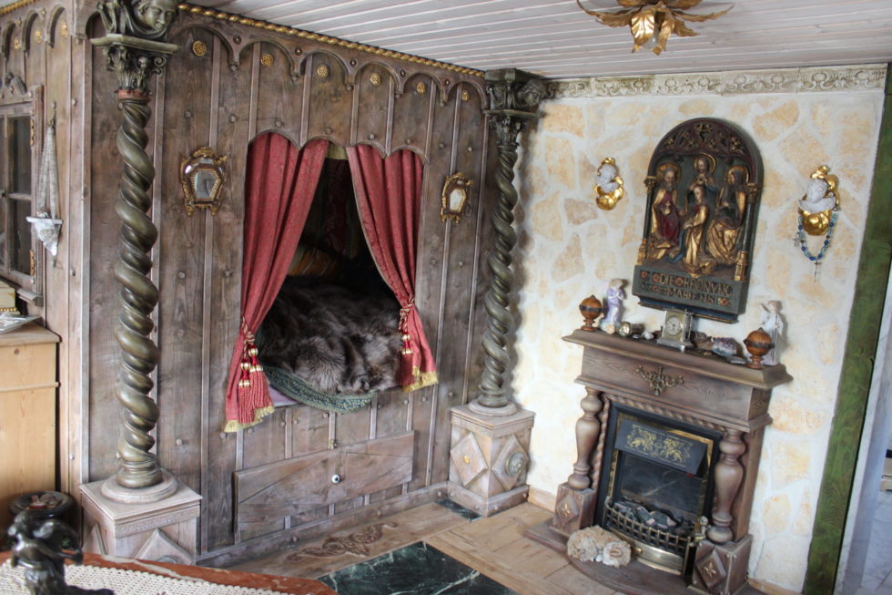 Schlafzimmer im Stil des Mittelalters