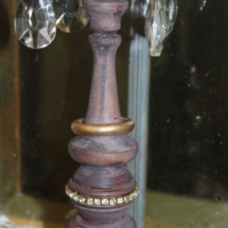 Kerzenständer gedrechselt Detail