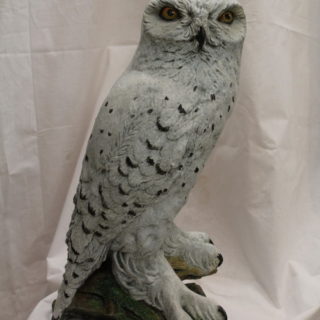 Tierskulpturen: Skulptur „Schneeeule“