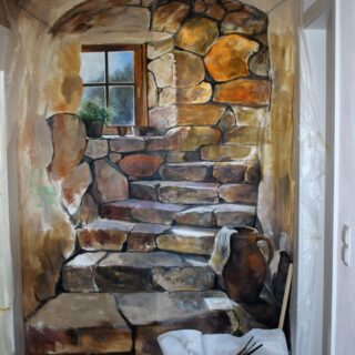 illusionsmalerei treppe 3